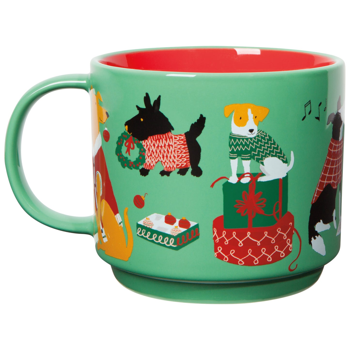 Danica Jubilee Holiday Hounds Christmas Mug and Socks Set