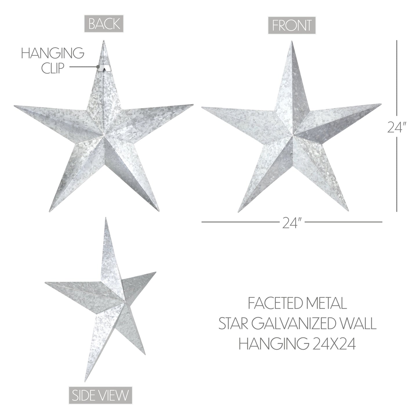 Galvanized Metal Star