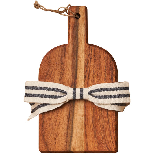 Acacia Heirloom Mini Cheese Board Set of 3 - 8x4.25" +Ribbon