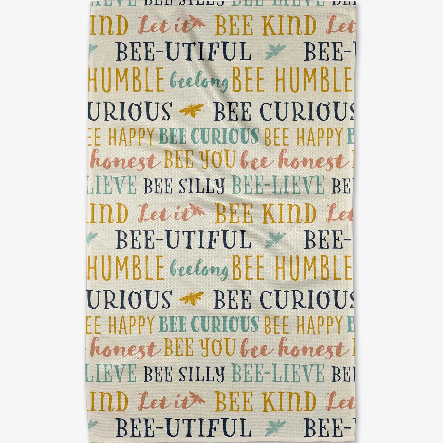Geometry Bee Inspired Tea Towel