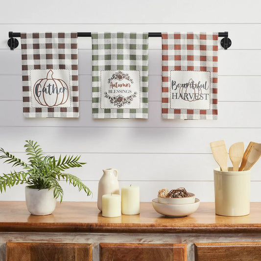 Bountifall Harvest Tea Towels set of 3