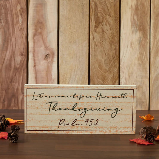 Psalm 95:2 Let Us Come Before Him Wall Art