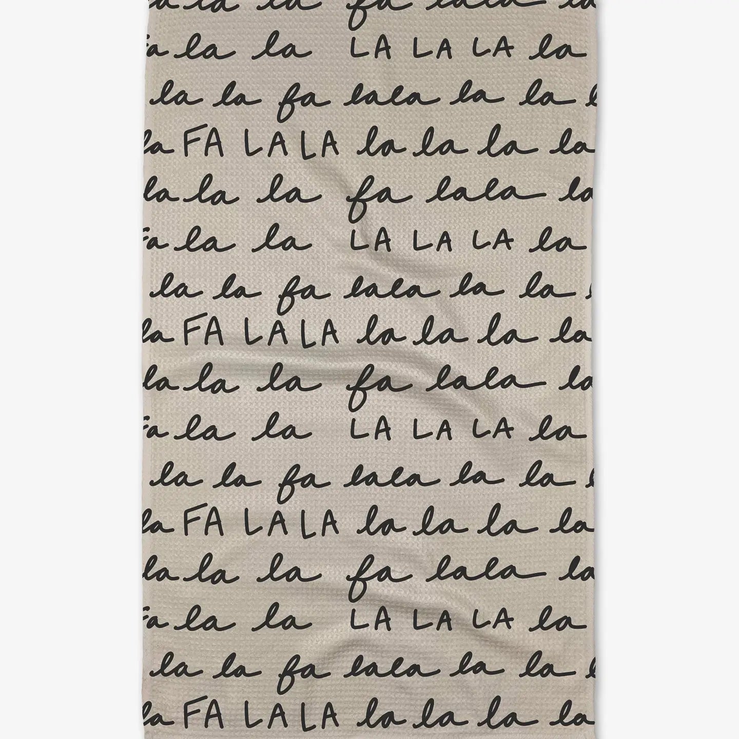Geometry Fa-La-La Tea Towel
