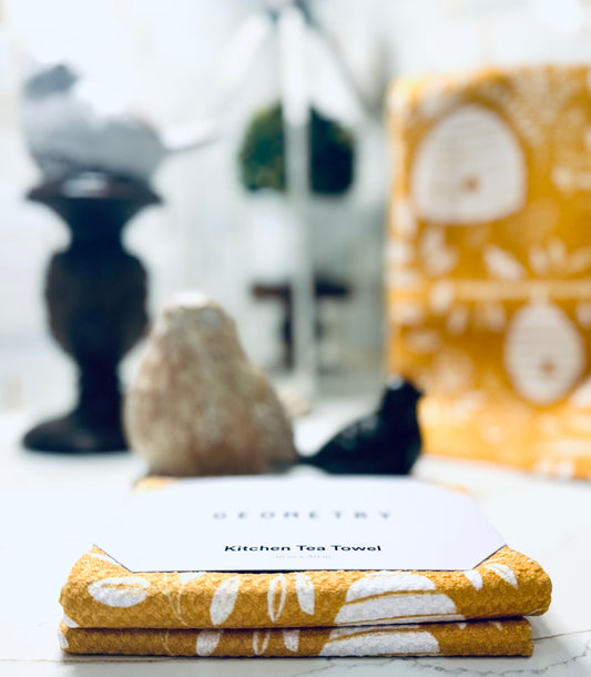 Geometry Enchanted Hive Tea Towel
