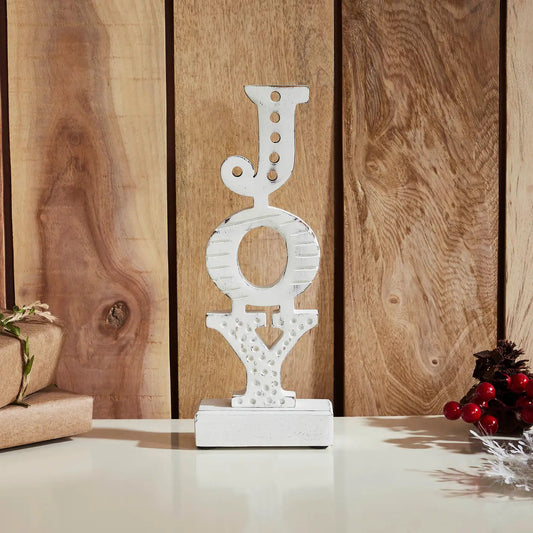 Joy Carved Letter Wooden Sign