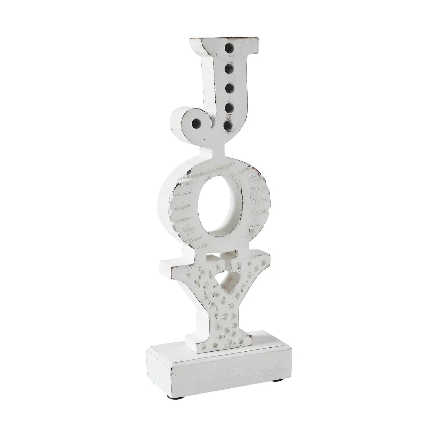 Joy Carved Letter Wooden Sign