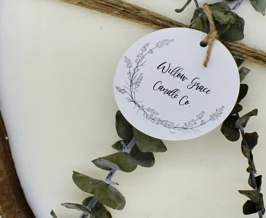 Mini Round Dough Bowl Candle