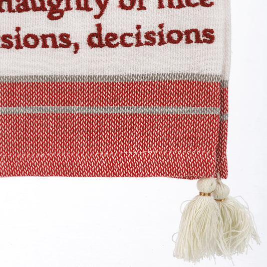 Naughty or Nice Decisions Kitchen Towel