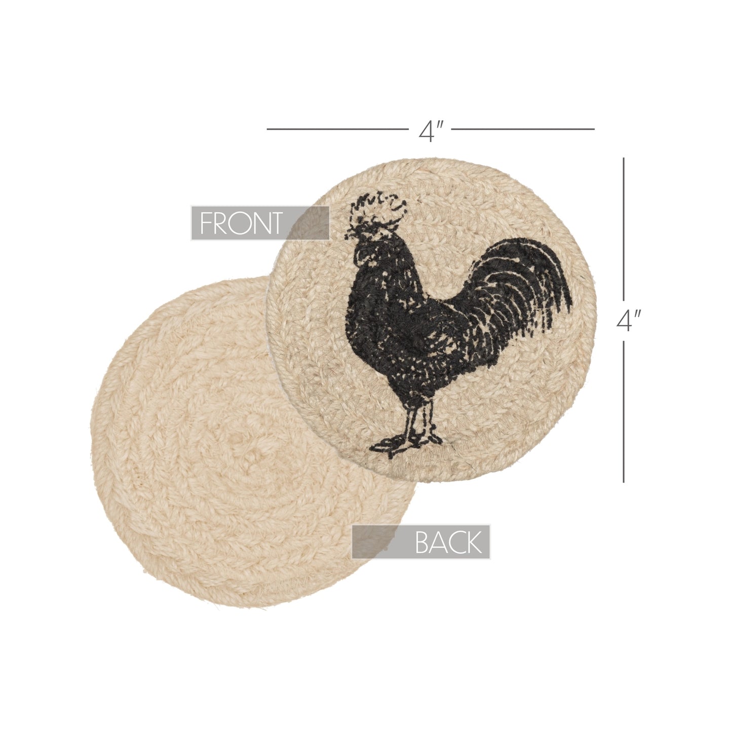 Sawyer Mill Charcoal Poultry Coasters