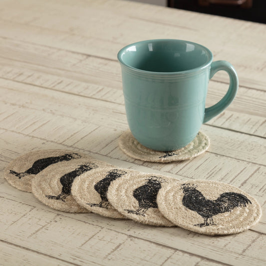 Sawyer Mill Charcoal Poultry Coasters