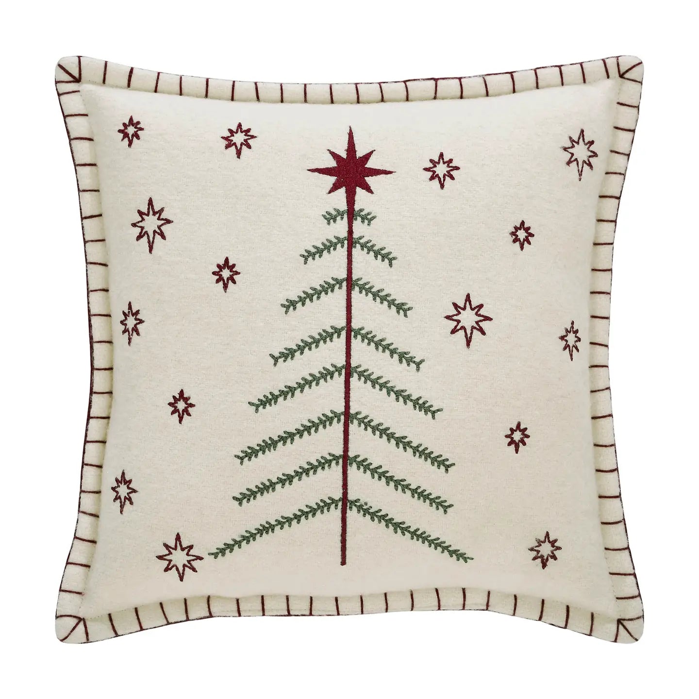 Star of Wonder Primitive Tree Pillow