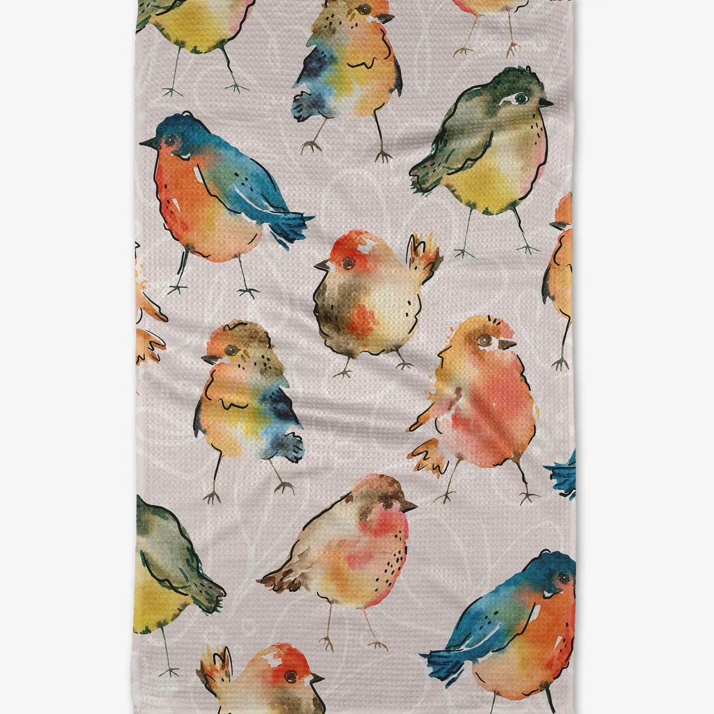 Geometry  Tweet Tweet Tea Towel