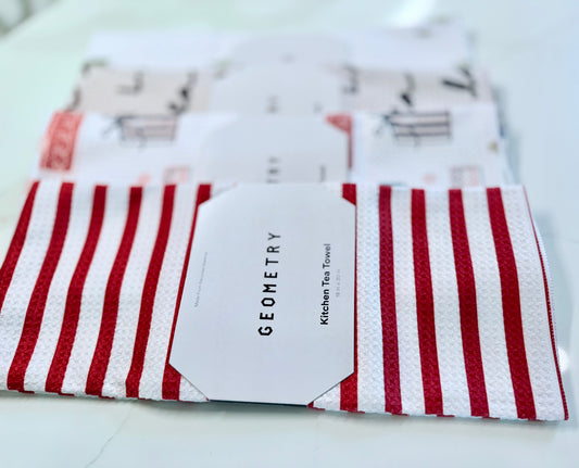 Geometry "USA Stripes" Tea Towel