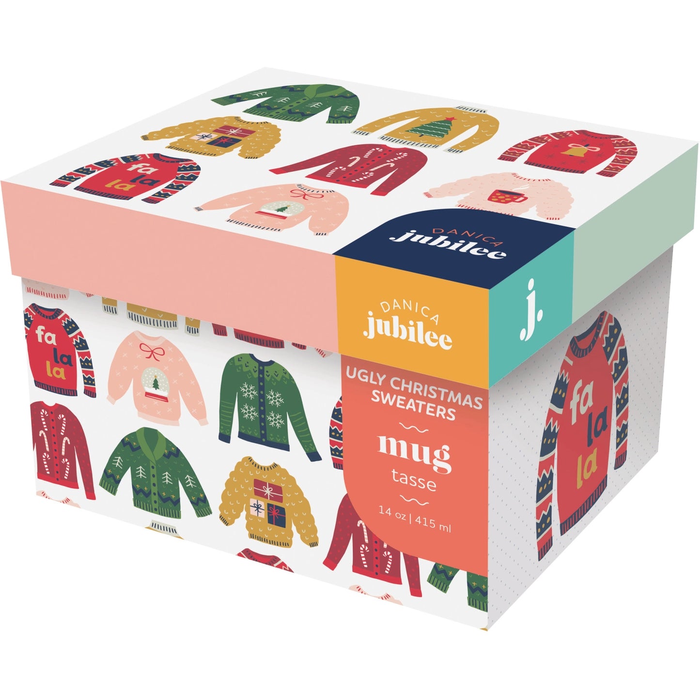 Danica Jubilee Ugly Christmas Sweater Mug in A Box