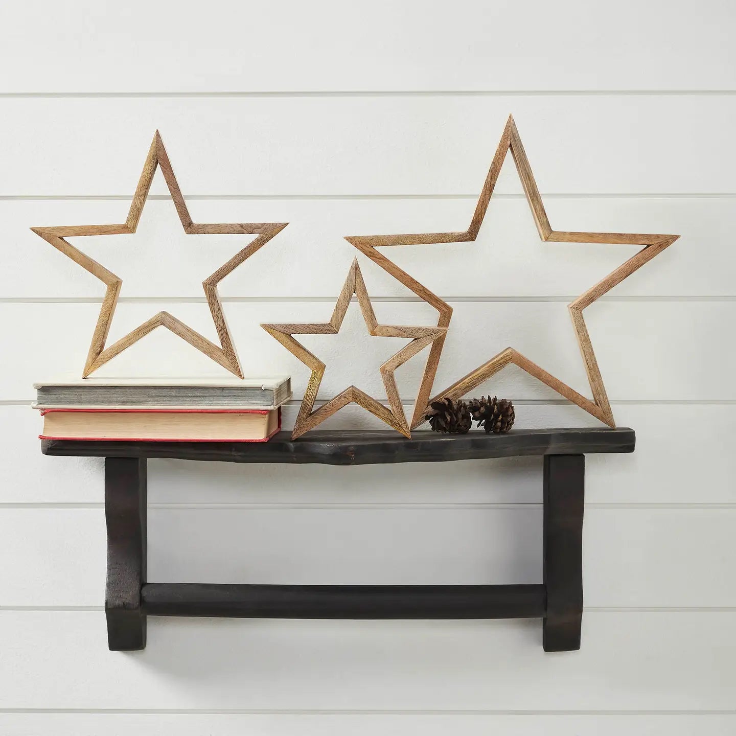 Wooden Nesting Stars Set of 3