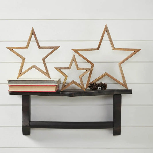 Wooden Nesting Stars Set of 3