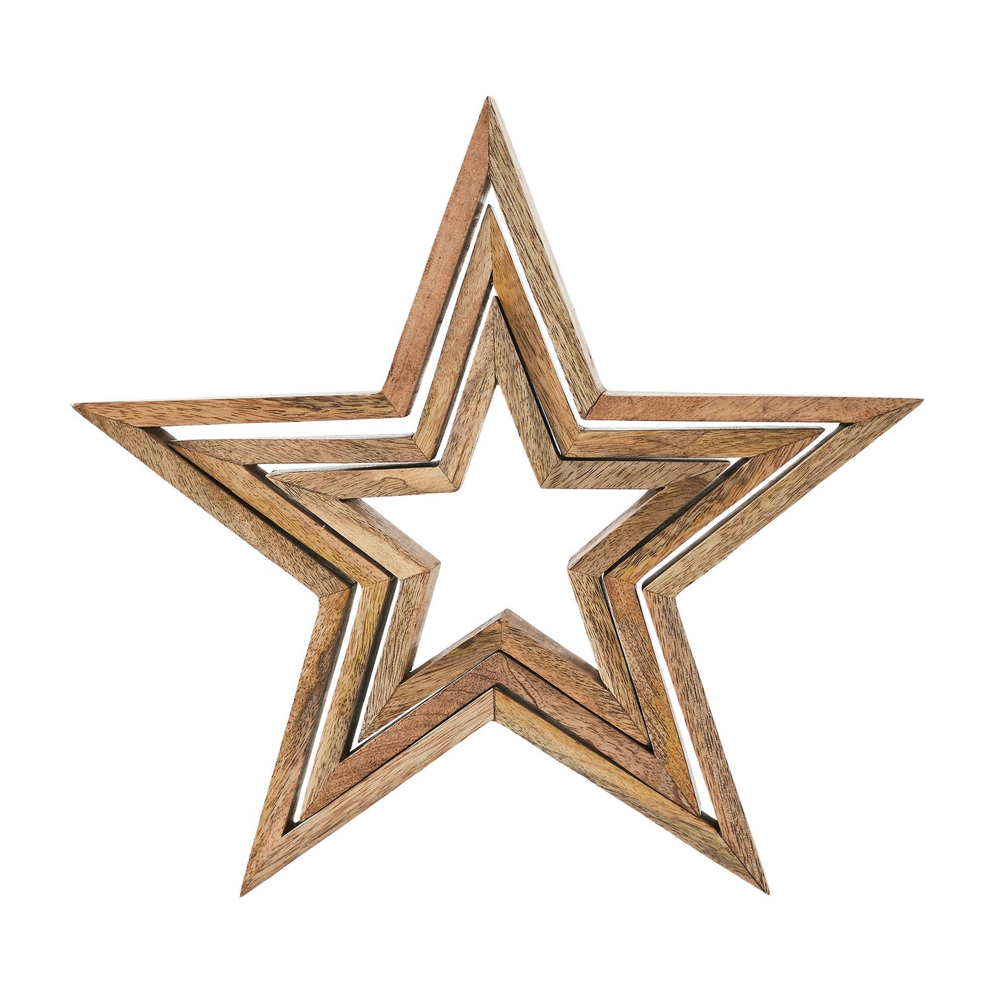 Wooden Nesting Stars Set of 3