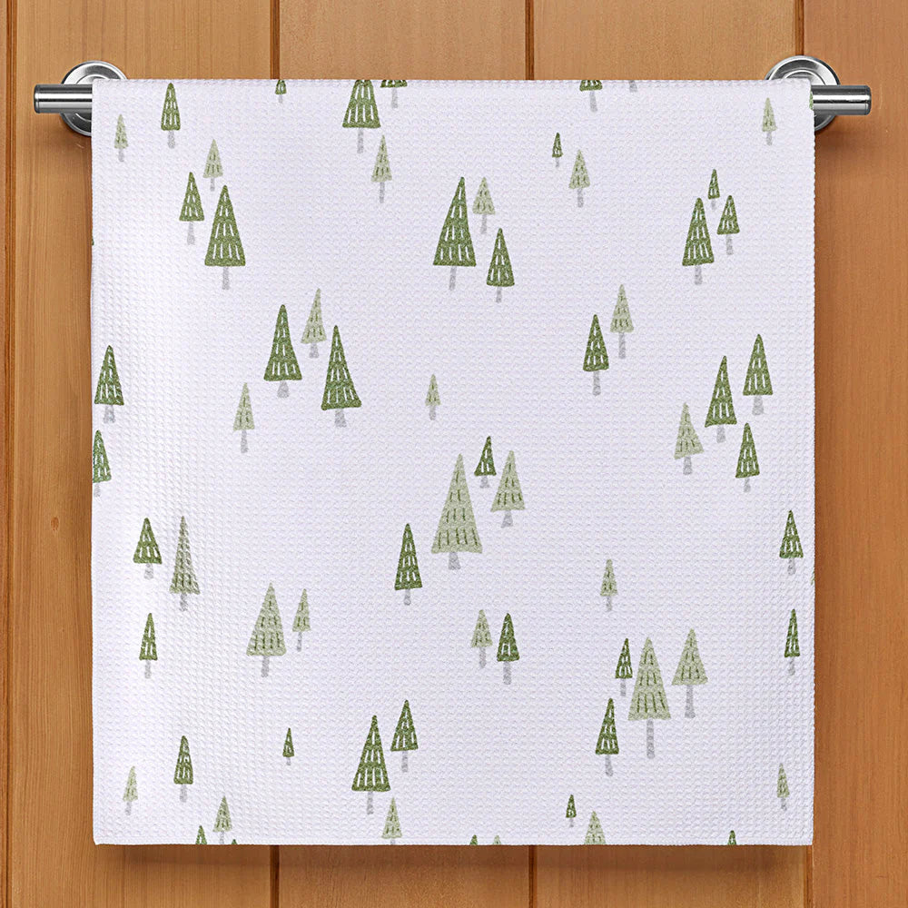 Geometry "Woodruff" Tea Towel