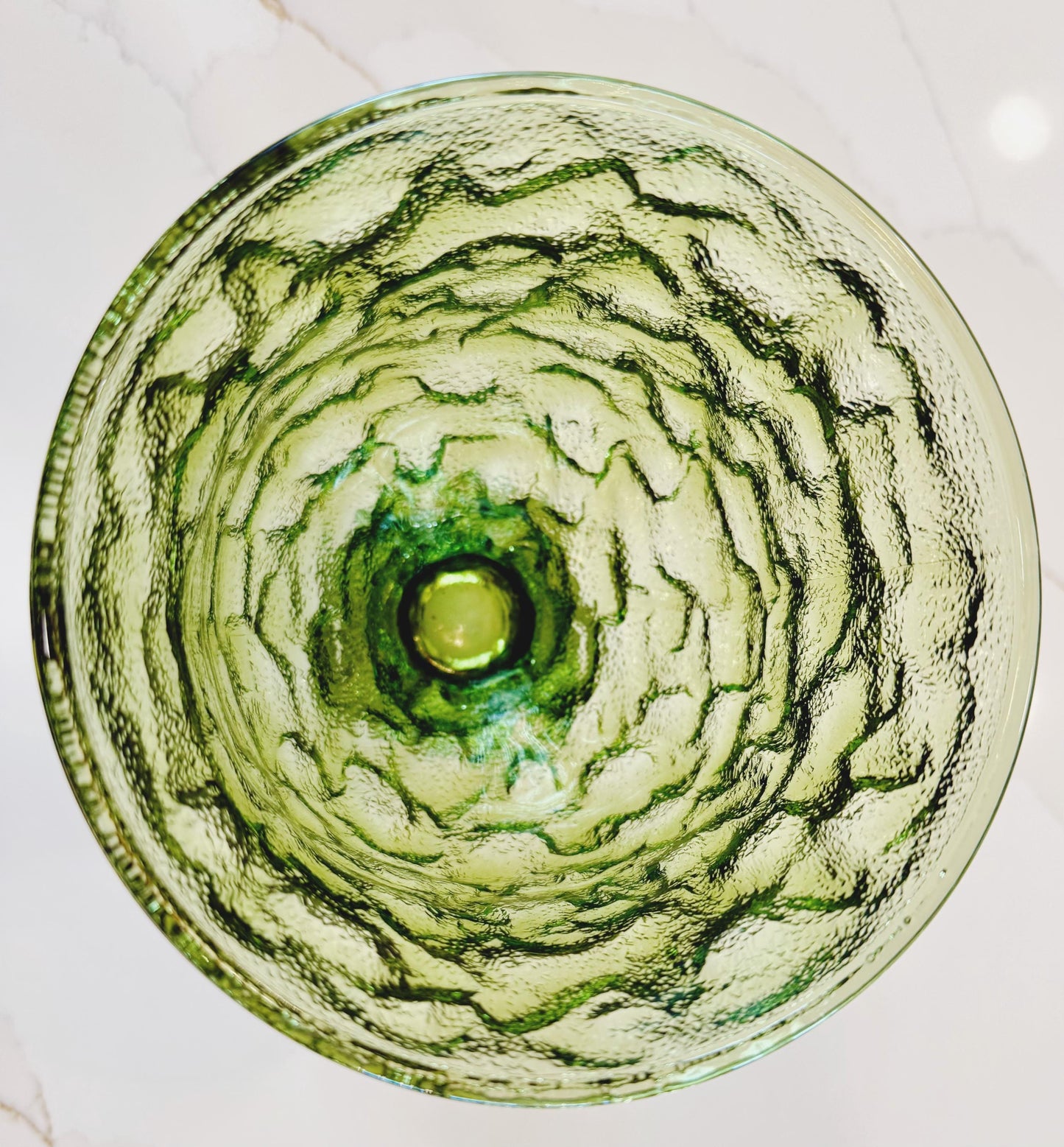 Mid Century Vintage EO Brody Green Goblet Candy Dish-Vase-Bowl
