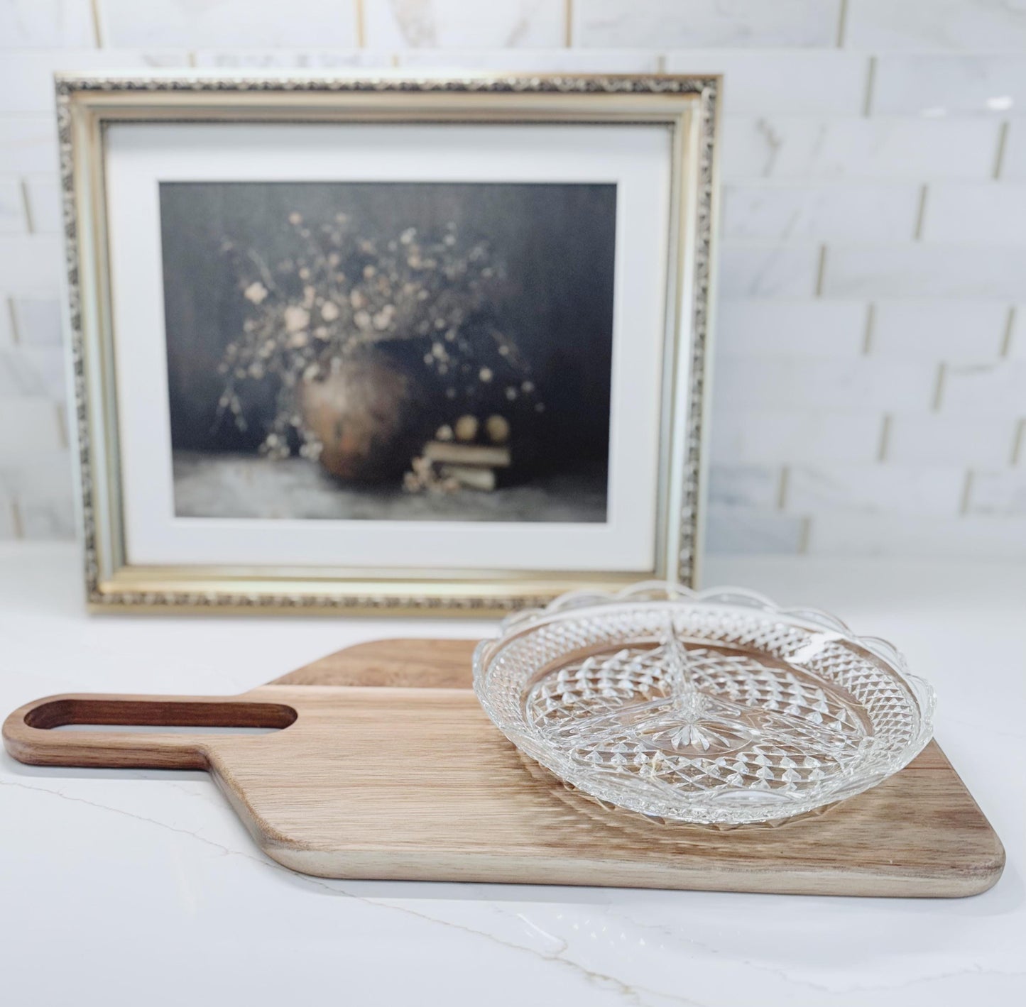 Vintage Anchor Hocking Wexford Relish Server
