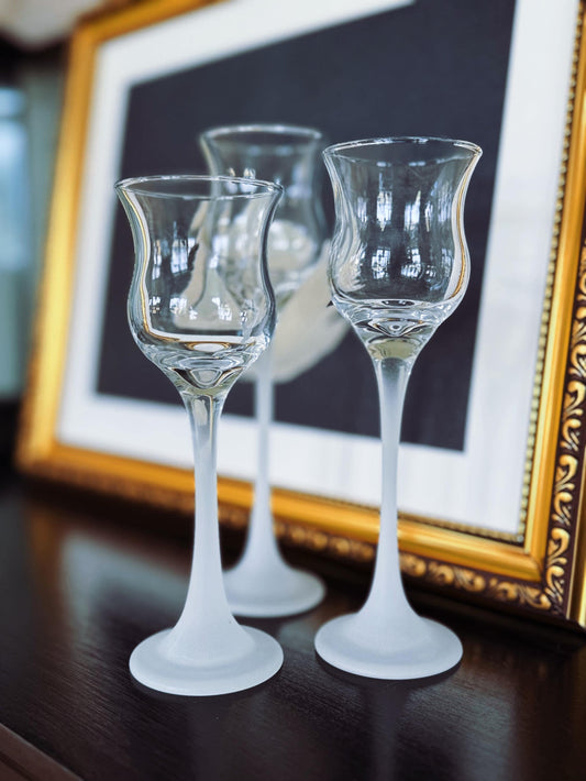 Vintage Partylite Iced Trio Candle Holder Set