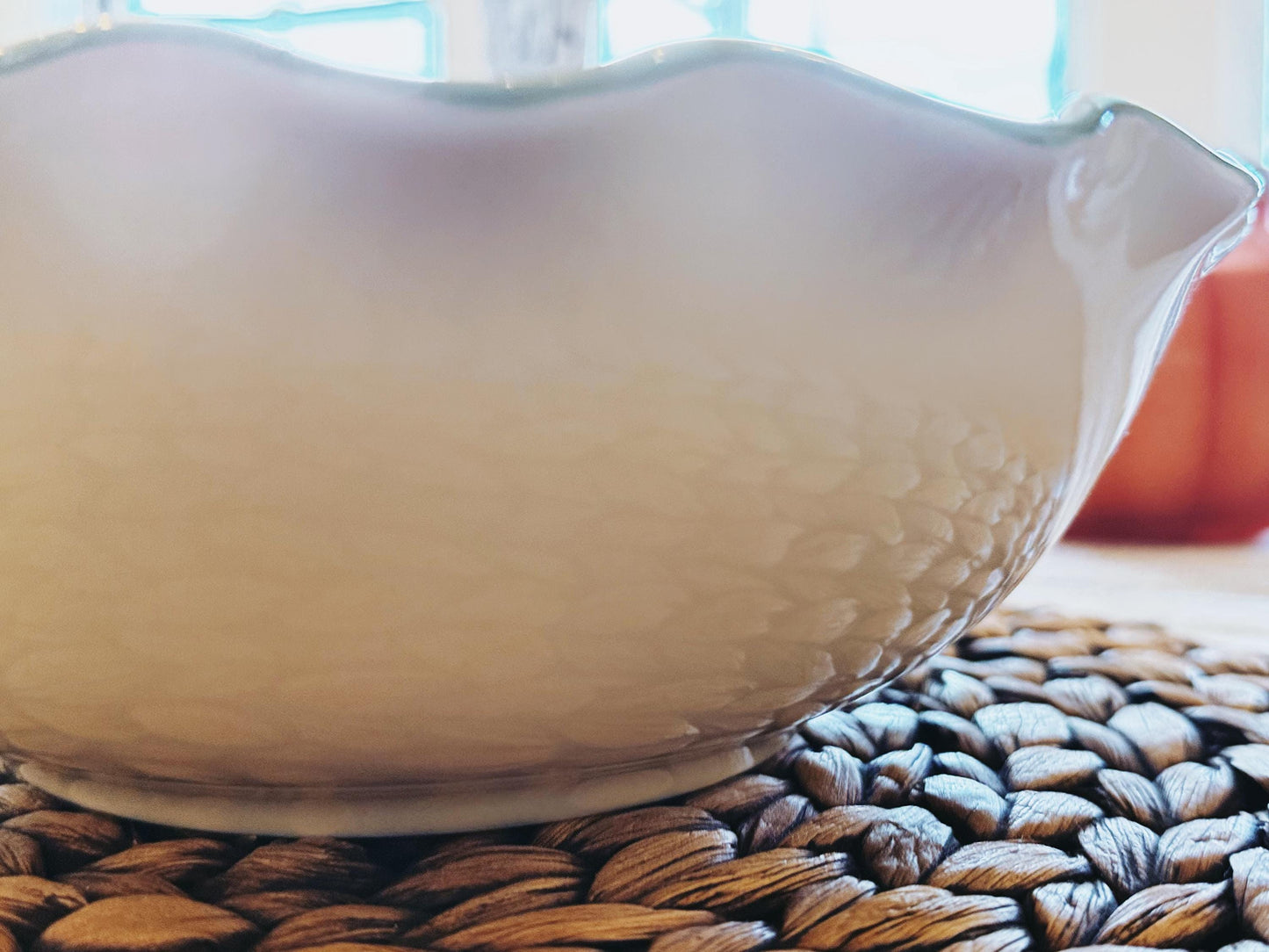 Pfaltzgraff Garden Party fluted edge serving bowl